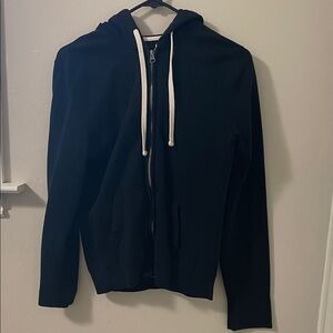 Mossimo Supply Co. Black Zip-Up Sweater